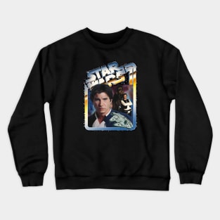 The Scoundrel (black starfield, chrome border) Crewneck Sweatshirt